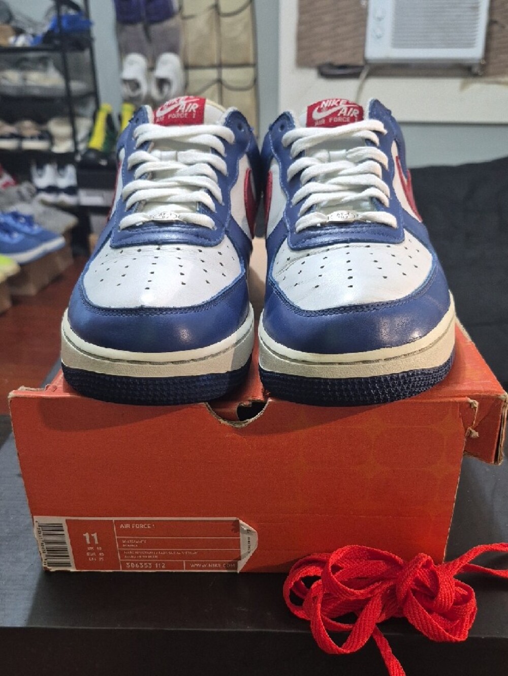 Nike Air Force 1 Low "Independence Day" (2004) Mens 11 EUC - Picture 4 of 12